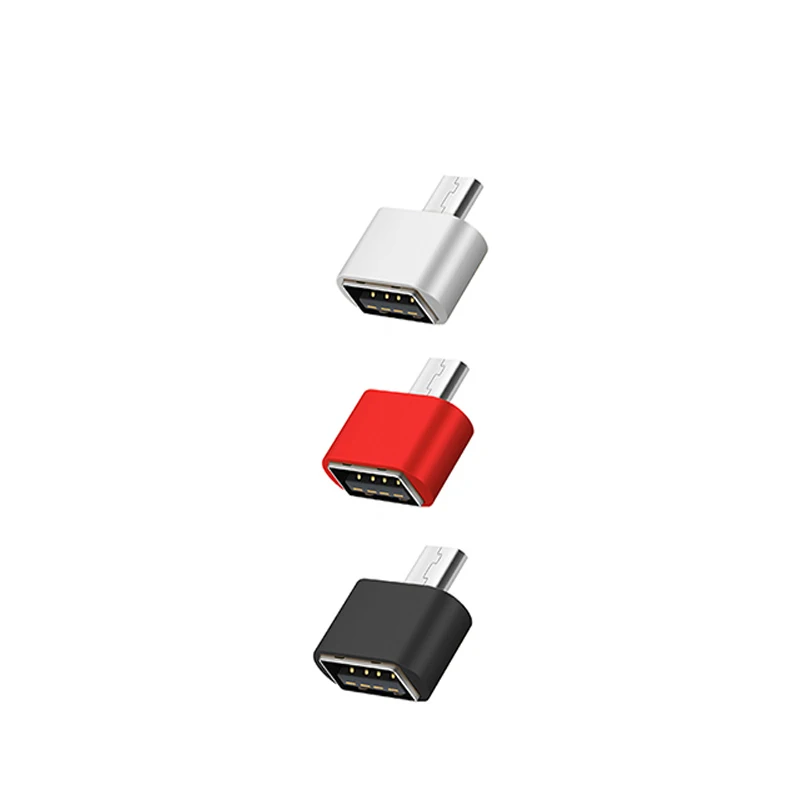 1 шт. портативный OTG конвертер Micro USB мужчина к USB 2,0 Женский адаптер мобильный телефон, Android данных телефон Аксессуары 3 цвета - Цвет: random color 1pcs