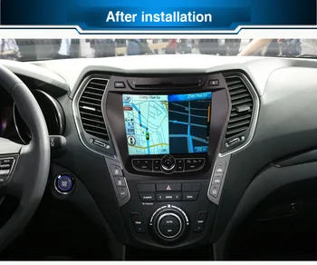 

RAM 2GB HD Android 9.0 Fit Hyundai santa fe / ix45 2013 2014 +CAR DVD player Multimedia Navigation GPS NAVI Radio AUDIO STEREO