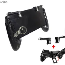 For PUBG for Fortnite Controller Cell Cellphone Gaming Joystick Deal with Bracket Holder + Hearth Button Intention Key Shooter Gamepads