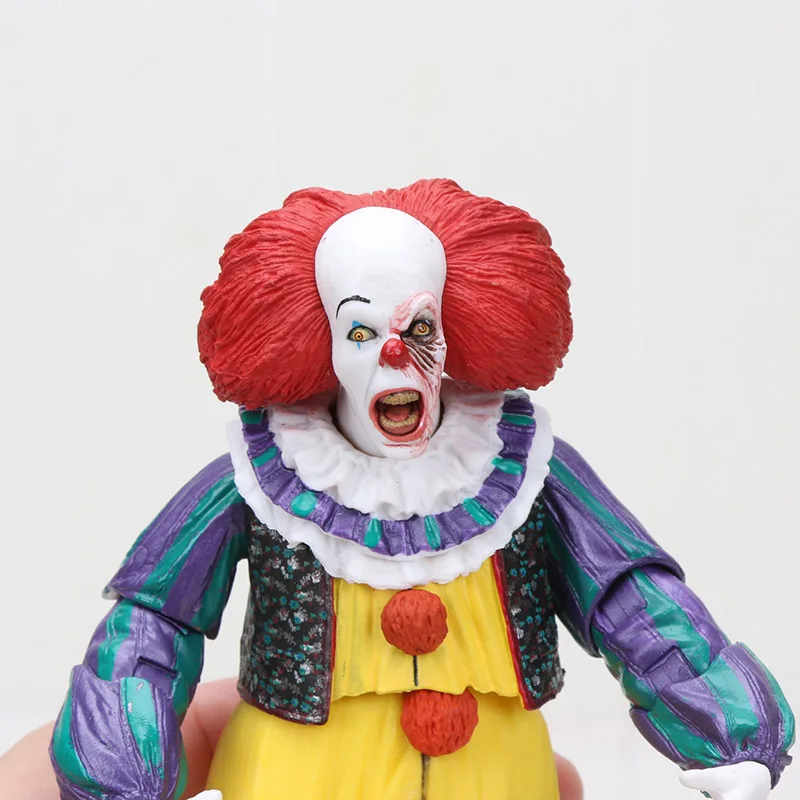 Фигурка клоуна Стивена Кинга пеннивайз Джокера 16 25 см NECA IT 1990 фигура хищника