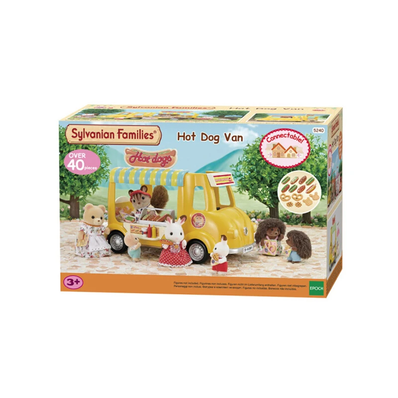 Sylvanian Families кукольный домик хот-дог Ван автомобиль сцена аксессуары игровой набор девочка дети подарок#5240 Новинка