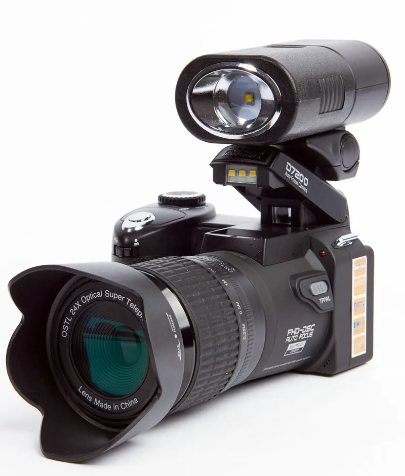 Upgraded Professional Protax POLO SLR D7200 13 Mega Pixels HD Digital Camera with Interchangeable Lens