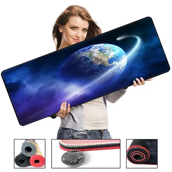 

Extra large Planet Rectangular Gaming Mouse Pad Office Laptop stars Mousepad 30*60cm Anti-Slip Desk Mat Keyboard Pad