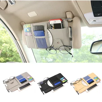 

Car Accessories Auto Sun Visor Organizer Holder Tool Pouch for Mini Cooper R52 R53 R55 R56 R58 R59 R60 R61 Paceman Countryman