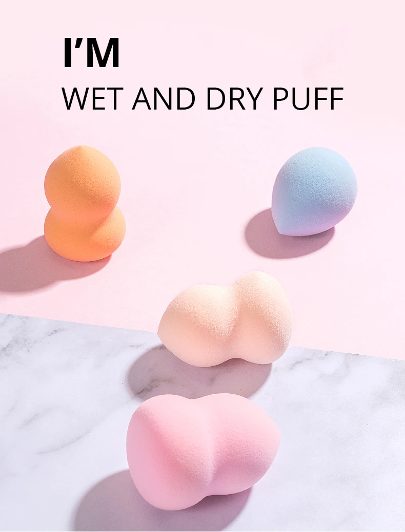 wet and dry use Makeup Sponge Foundation Cosmetic Puff (1)