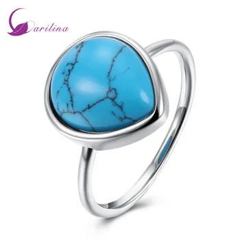 

Blue stone ring high fashion ring ring gypsy ring inlaid ring for women R2074