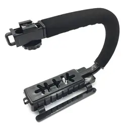 C образный держатель ручка Видео Ручной Стабилизатор для DSLR Nikon Canon sony камера и свет портативный SLR Steadicam для Gopro