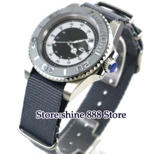 BLIGER 40 мм керамический ободок светящийся Сапфир Автоматическое движение Дата мужские часы