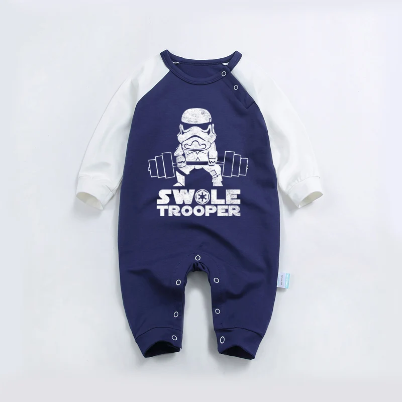 

Star Wars Stormtrooper Baby Rompers Spring Autumn Baby Clothes Long Sleeve Kids Newborn Jumpsuits Boys Pajamas Infant Clothing