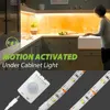 Motion Activated Bed Light, USB Rechargeable Flexible Strip Sensor Night Light with Automatic Shut Off Timer led Cabinet light ► Photo 2/6