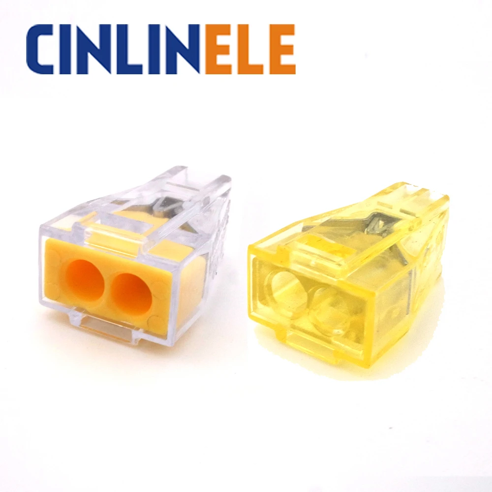 

10PCS PCT-102 WAGO 773-102 Push wire connector 2 pin conductor terminal block cable connector