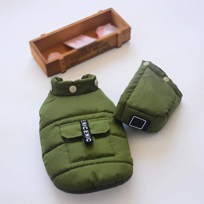 Pet Dog Coat Winter Warm Small Dog Clothes For Chihuahua Soft Hood Puppy Jacket Clothing For 5 Size