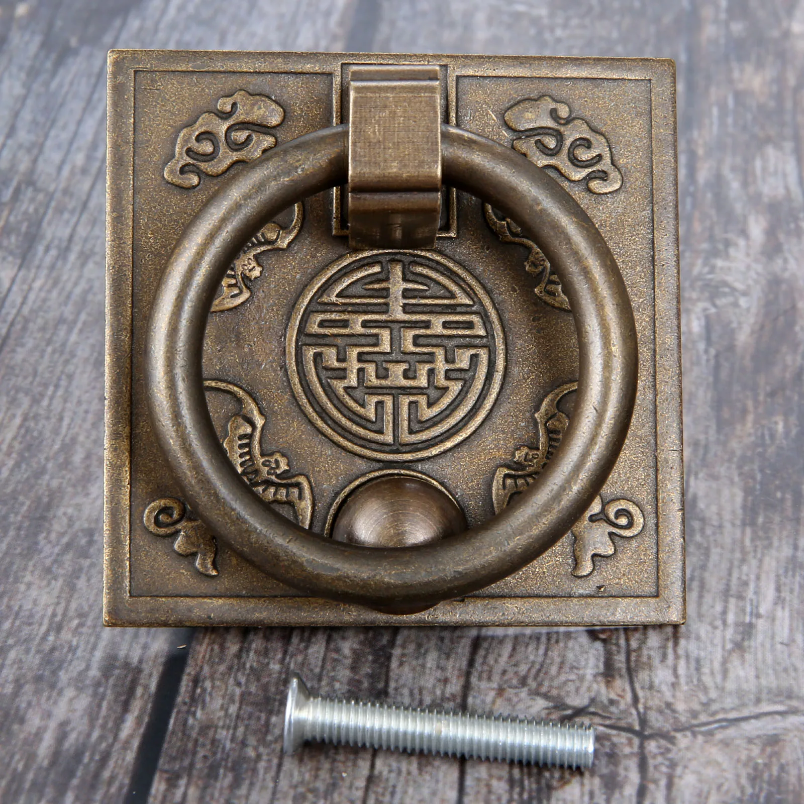 armário, 60*60mm, estilo chinês, alça de gota, armário, anel, gaveta