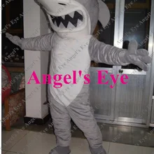 Талисман серый костюм акулы-талисмана для взрослых морские животные свирепые акулы Fancy нарядное платье для карнавальный Косплей вечеринки SW1326