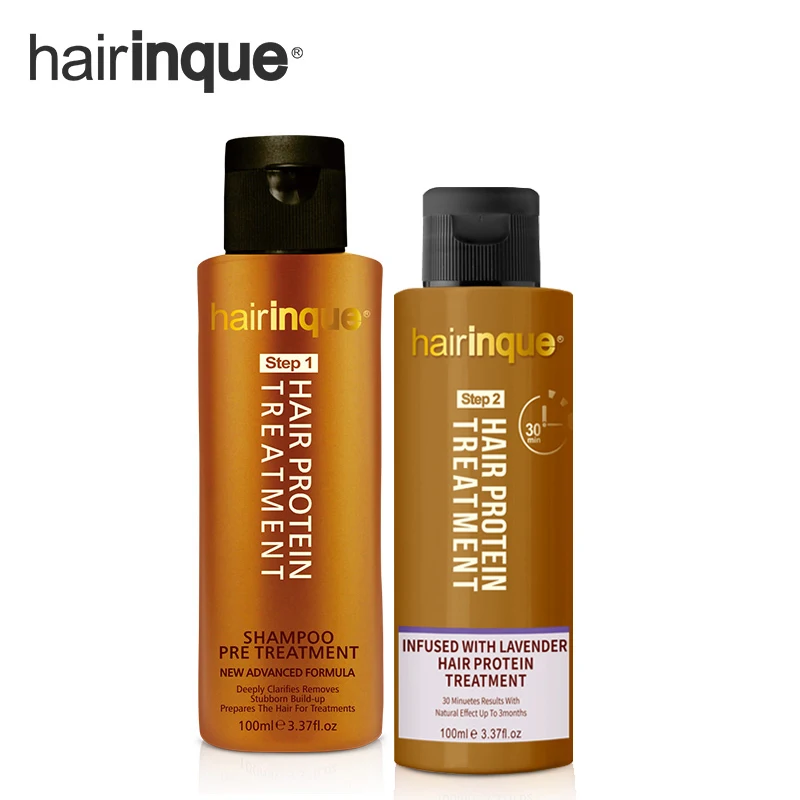 

HAIRINQUE 100ml lavender 12% brazilian keratin hair treatment set hair treatment for damaged / curly hair best hair care product