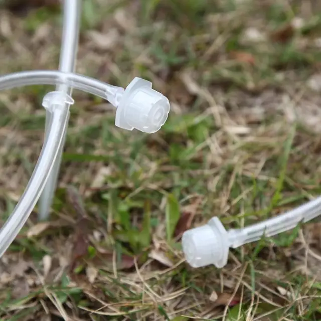 50Db/Tétel Állítható Csepegő Tiszta Mikrocsepp Öntözés Csepegtető Fej -Emitter Kerti Kellékek 4/7 Mm -Es Víztömlőhöz - Image 3