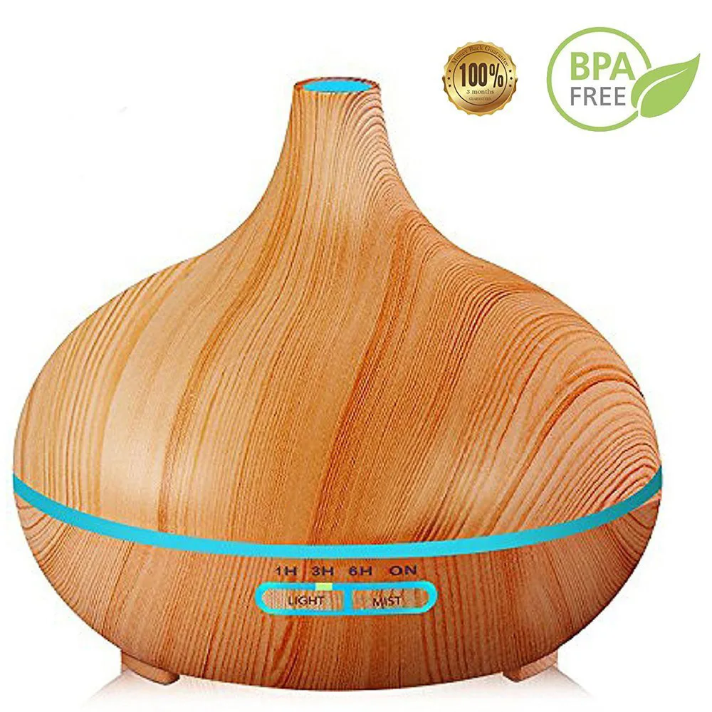 300ml Cool Mist Humidifier Ultrasonic Aroma Essential Oil Diffuser for