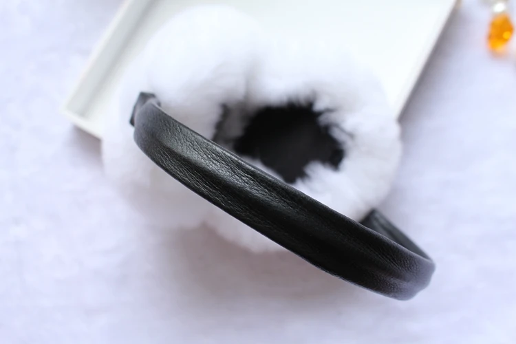 natural rex rabbit fur earmuffs (17)