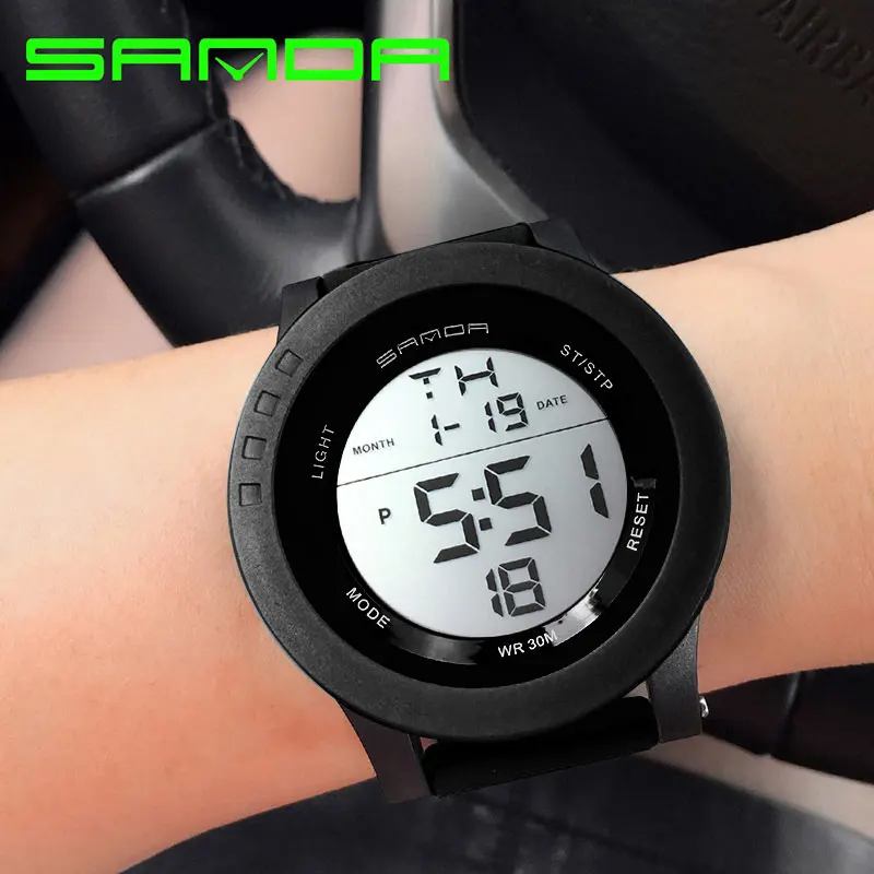 

SANDA Brand 2018 LED Digital Watch Women Watches Ladies Sport Wrist Watch Electronic Female Clock Montre Femme Relogio Feminino