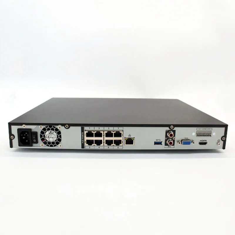 Сетевой видеорегистратор Dahua 8mp NVR4208-8p-4ks2 8ch POE NVR 8-канальный сетевой видеорегистратор 1U 8 PoE 4 K H.265 Lite Сетевой Видео Регистраторы h265 NVR4216-16p-4ks2