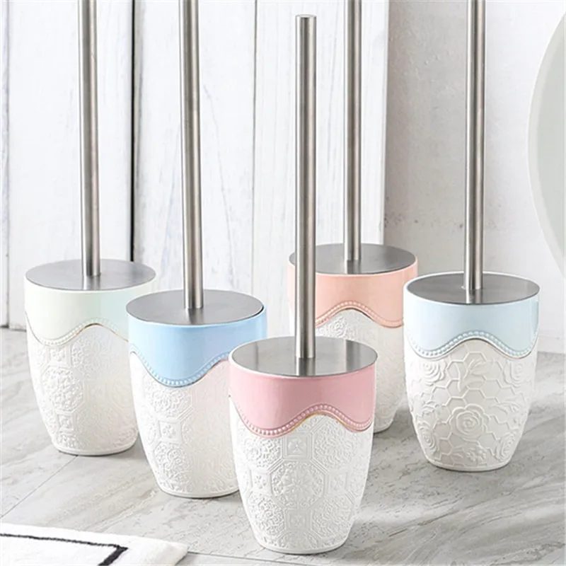 

Toilet Brush Holders Bathroom Toilet Brush Holder Standing Set Lavatory Bathroom Stainless Steel Relief Toilet Brush Holder