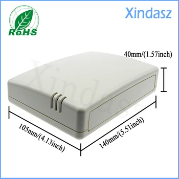 

5pcs/lot plastic remote control case enclosure plastic box for eletronic circuit router enclosure For network 140*105*40mm