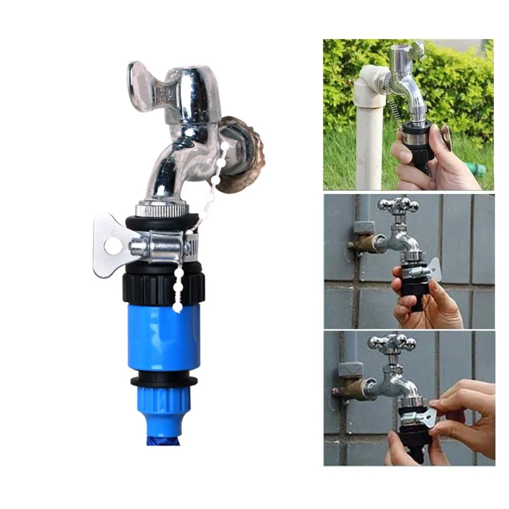 Garden Water Hose Tap Connectors Universal Adapter Faucet for Shower