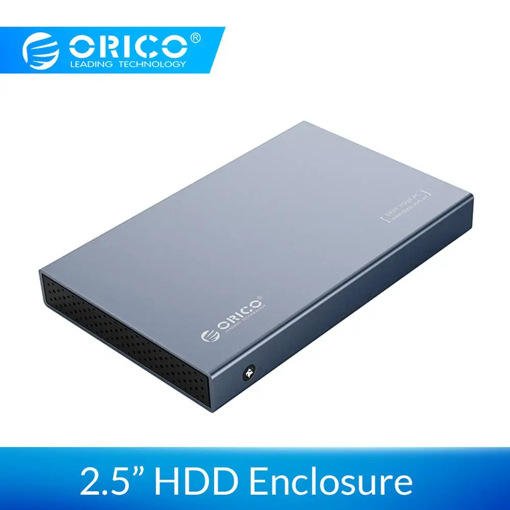Orico 2518s3 Aluminum 2.5 Sata Hard Disk Drive Box Enclosure Hdd Ssd
