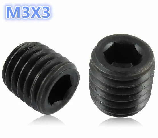 10pcs/lot K772 Small Set Screw M3X3 Inner Hexagon Screw Coupling Fastening Screw for DIY Model Making Free Shipping Russia