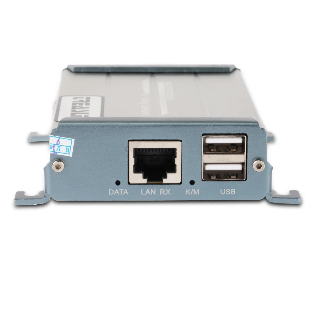 

TreasLin HDMI KVM Console Extender Over UTP Cat6 1080P HDMI USB Extender Lossless KVM Transmitter and Receiver for KTV Hotel