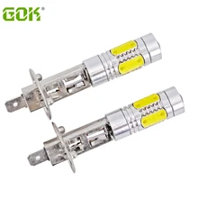 10 шт./лот супер яркий H1 светодиодный 7,5 Вт светодиодные линзы SMD h1 h3 880 881 светодиодный Противотуманные фары Дневные ходовые лампочки лампы для авто свет