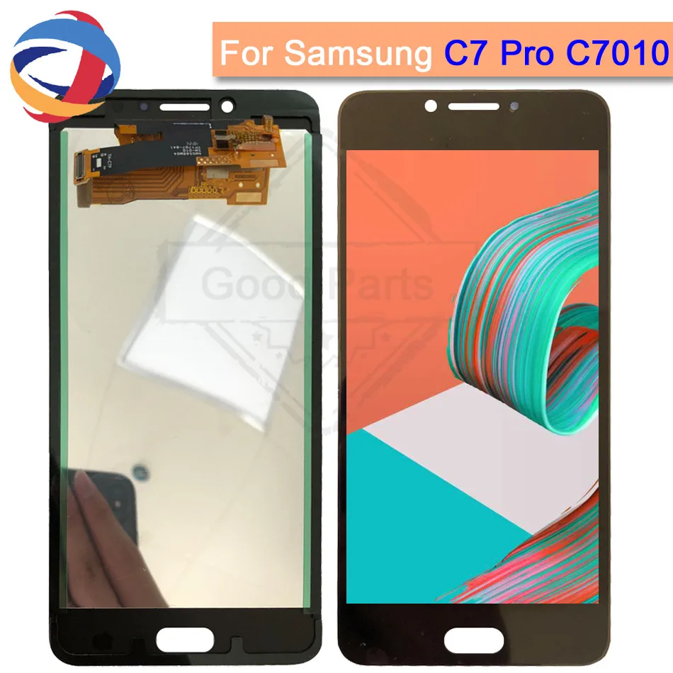 

5.7" Top LCD For Samsung Galaxy C7 Pro C7010 Display + Touch Screen Digitizer 100% tested c7 pro c7010z SM-C7010Z LCD Assembly