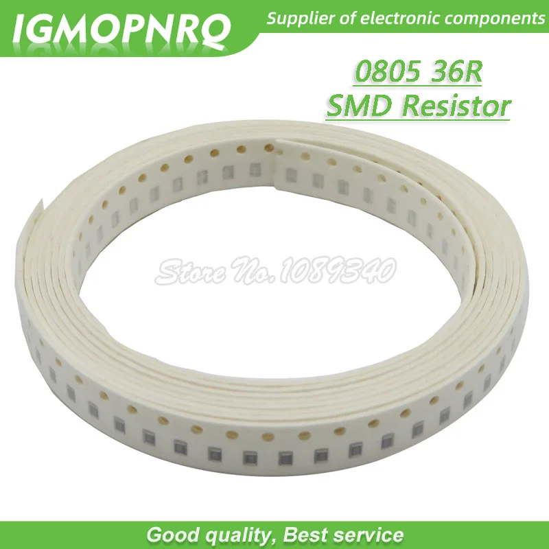 

300pcs 0805 SMD Resistor 36 ohm Chip Resistor 1/8W 36R ohms 0805-36R