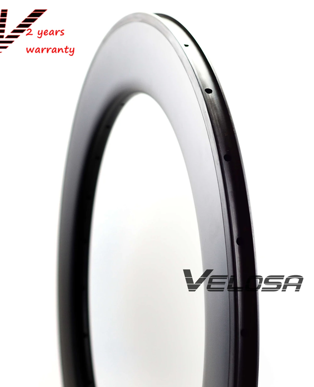 Full carbon road bike rims, 88mm clincher/tubular ,classic 23mm width 700C road bike carbon rims