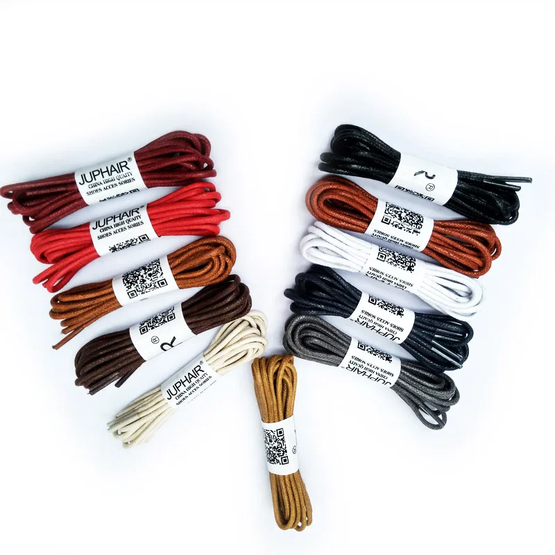 JUP 1 Pair 60-180cm Laces High Quality Waxed Round Shoelaces Shoestring Boots Sports Shoes Cable Ropes Fashion Casual Leather JUP 1 Pair 60-180cm Laces High Quality Waxed Round Shoelaces Shoestring Boots Sports Shoes Cable Ropes Fashion Casual Leather