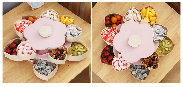 Flower Shaped Storage Organizer Box