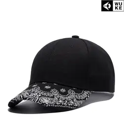 2018 Gorras Планас горячий стиль Цветочный принт Пейсли Бейсболка Хип-хоп Кепки фуражке шляпу для мужчин и женщин Snapbacks черный