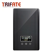 Черный 8 кВт мгновенный безрезервуарный светодиодный Электрический водонагреватель кран кухонный кран мгновенный нагрев Душ водонагреватели