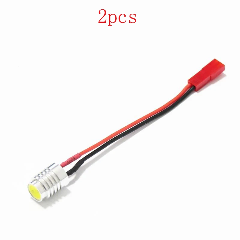

2PCS 12V 1.5W Lamp LED Searchlight Navigation Lights Aluminum Alloy Cooling for FPV Multicopter Drone RC Model Aircraft Parts