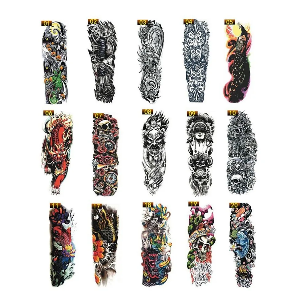 Buy Temporary Tattoo Sleeve Designs Full Arm