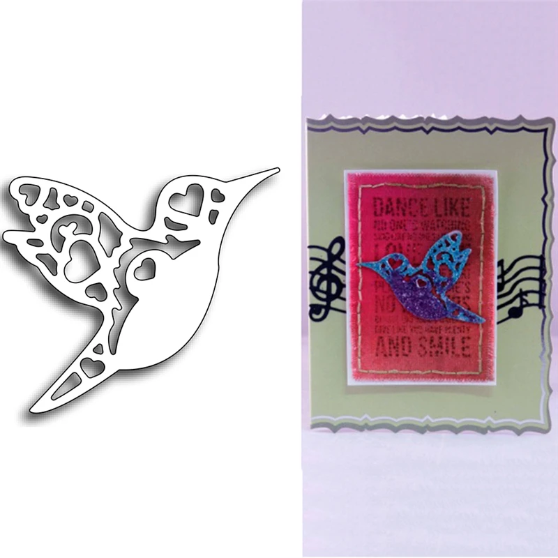 

Eastshape Hummingbird Metal Cutting Dies Scrapbooking Bird For DIY Photo Album Card Paper Embossing Craft New Arrival 2019