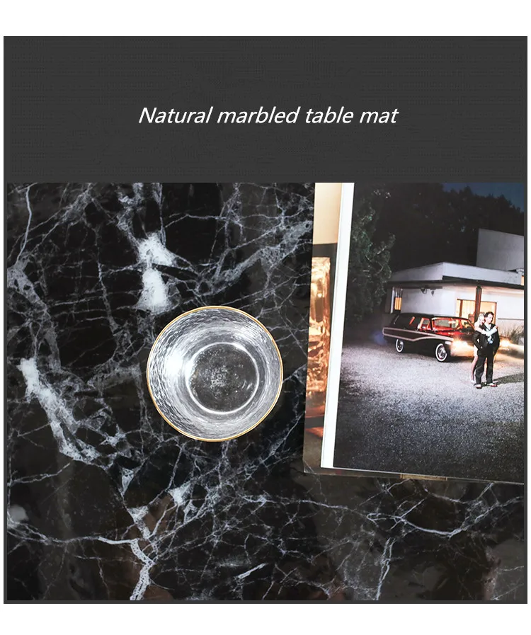 Высококачественная скатерть из искусственного мрамора для дома в скандинавском стиле, ПВХ, пластиковый водонепроницаемый коврик для стола, вечерние декоративные коврики для деревянного стола на заказ