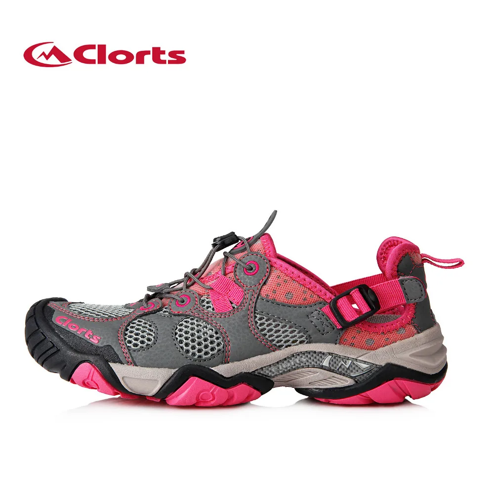 Clorts Women Outdoor Trekking Shoes Breathable Aqua Water Shoes Mesh