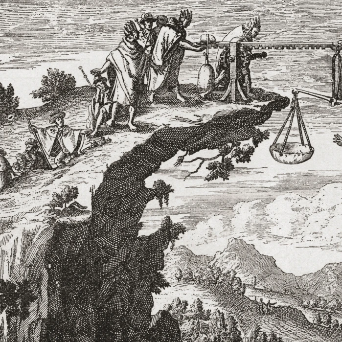 An unusual method of extorting confessions from criminals after a 16th century drawing by Theodorus de Bry The scene s 3