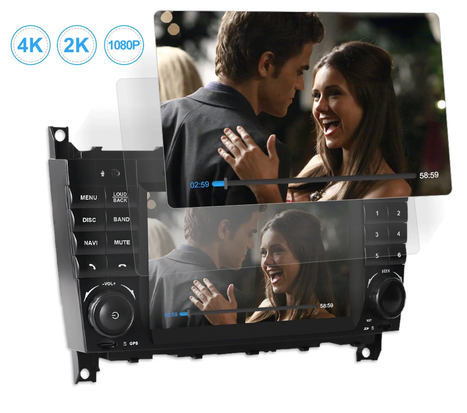 Best Isudar 2 Din Autoradio Android 9 For Mercedes/Benz/Sprinter/W203/A180/A-class Car Multimedia Player GPS Octa Core RAM 4G DSP DVR 17