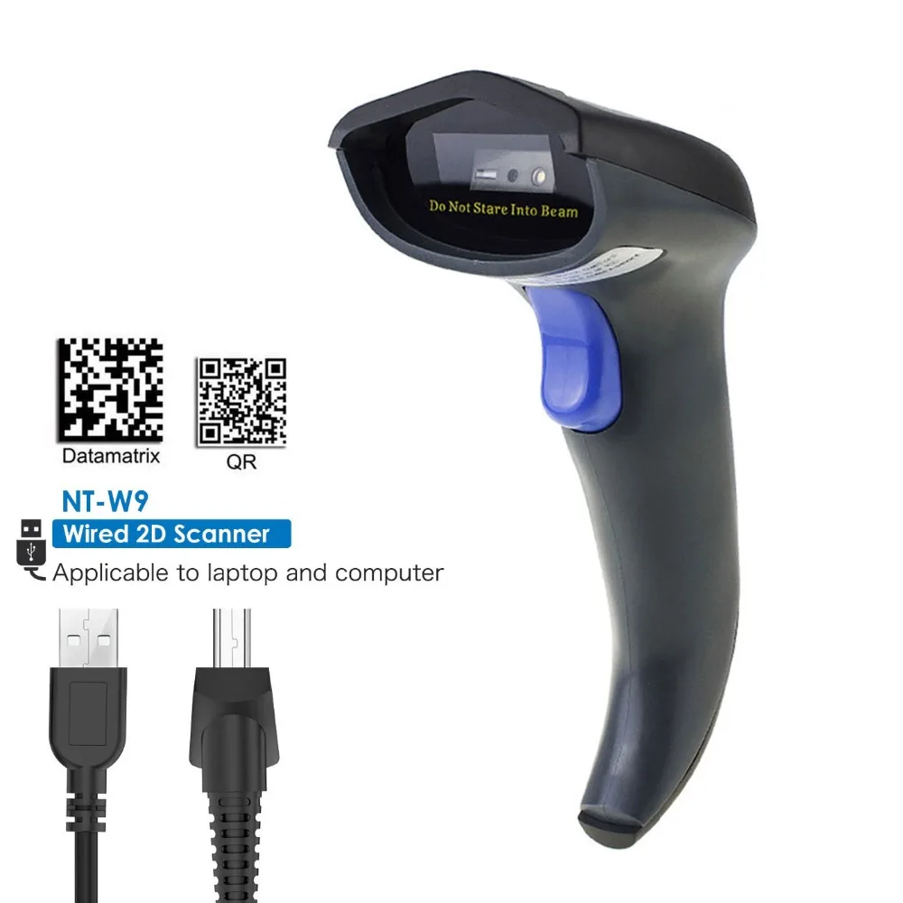 NETUM Portable CCD Barcode Scanner Reader USB 1D 32Bit Bar Codes for Windows//Linux PC Laptops NT-W3