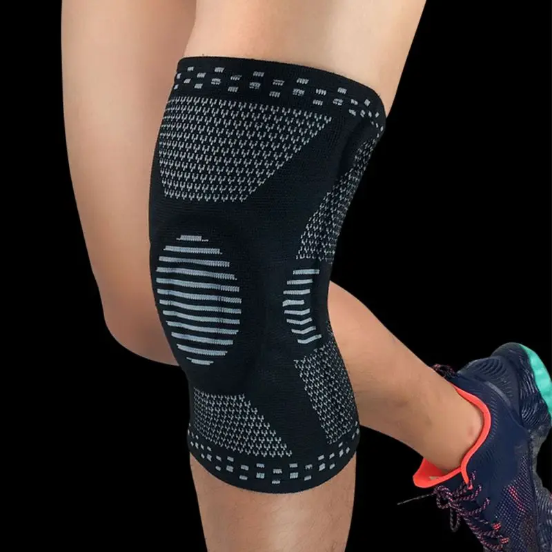 1PCS Knee Pad Fitness Elastic Nylon Compression Basketball KneePad Running Cycling Knee Support Sports Braces Sleeve Volleyball