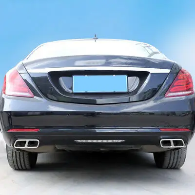 Стальной глушитель наконечник выхлопной трубы Отделка 2 шт для Benz GL Class 2013