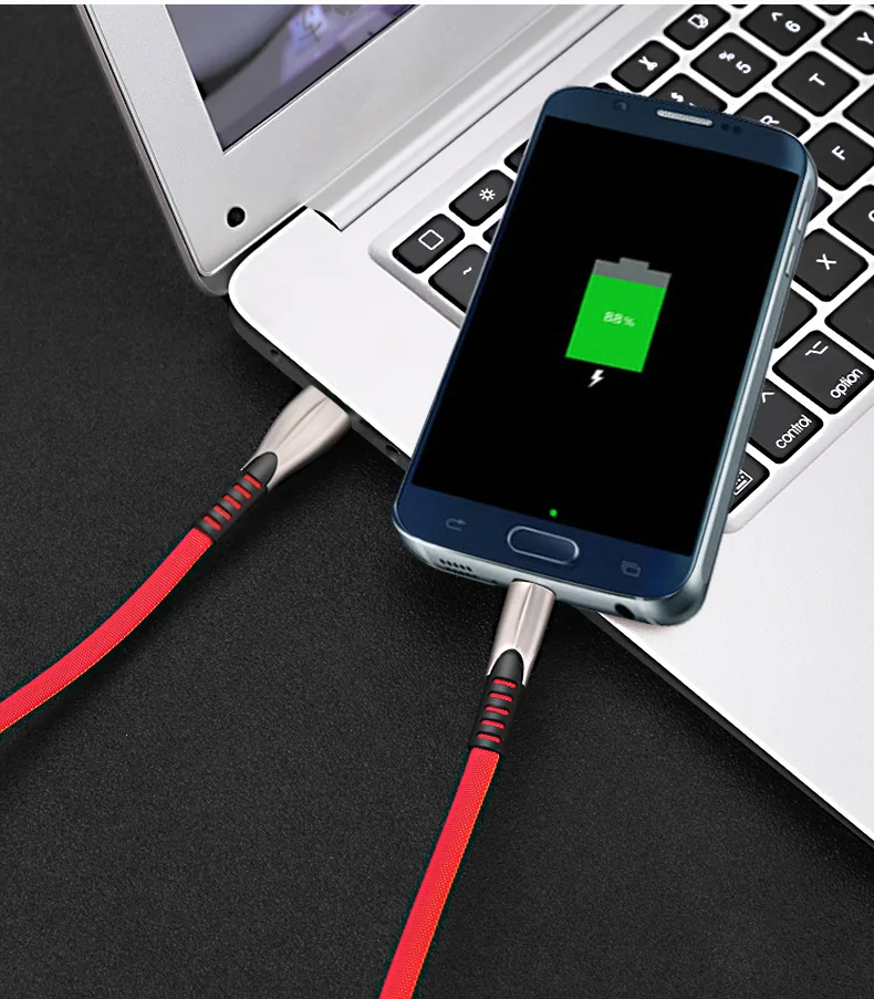 Кабель Micro USB 2.4A нейлоновый кабель для быстрой зарядки USB кабель для передачи данных type C кабель для синхронизации данных кабели для iPhone samsung Xiaomi Универсальный