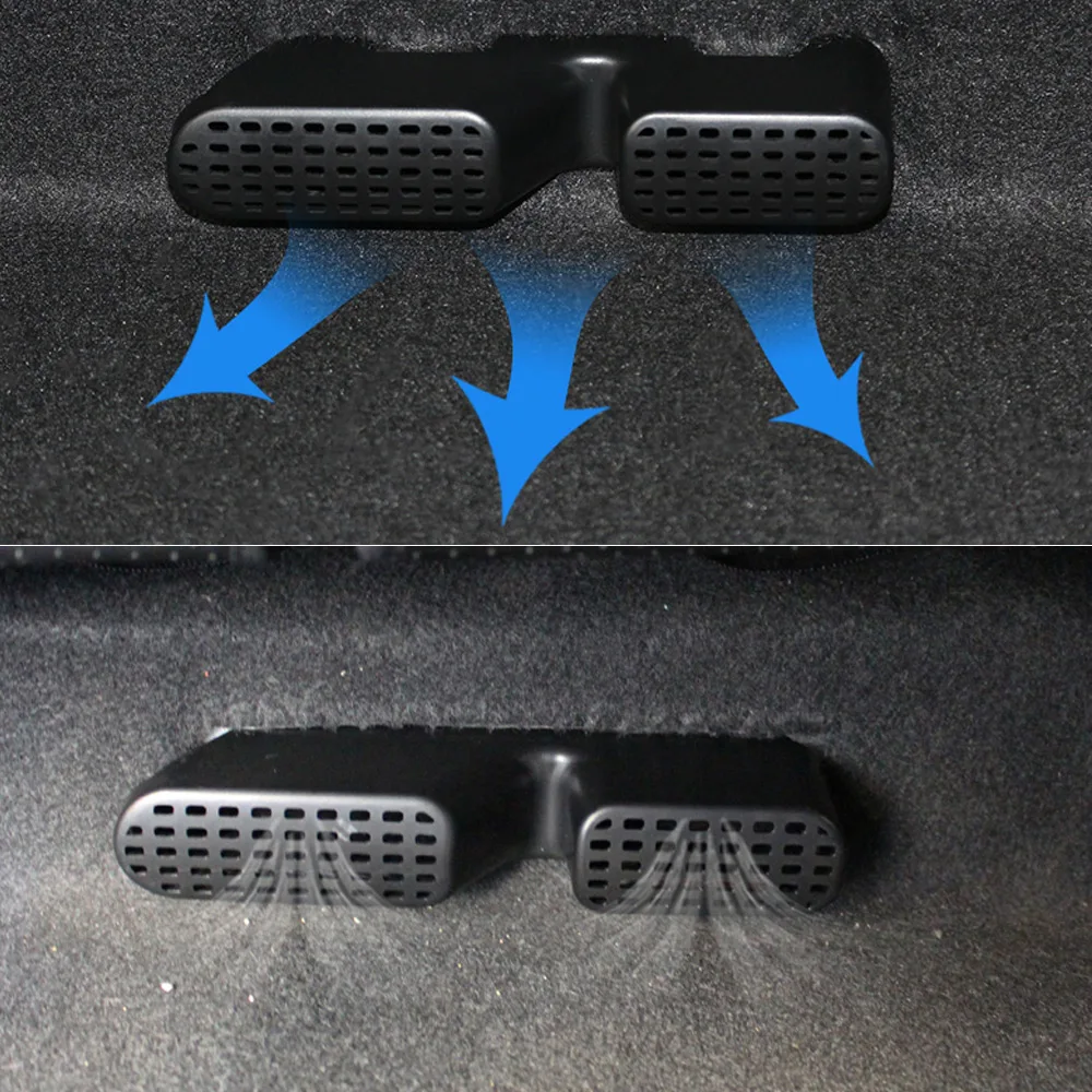 

2Pcs Under Rear Seat Air Outlet Cover A/C Heater Floor Air Conditioner Duct Grill Grille For Hyundai Tucson 2016 2017 2018